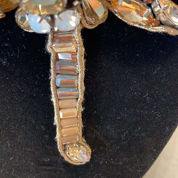 Dragonfly Crystal beaded necklace - Picture 4 of 9